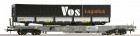 67523 Roco Flat car loaded with trailer VOS Logistics